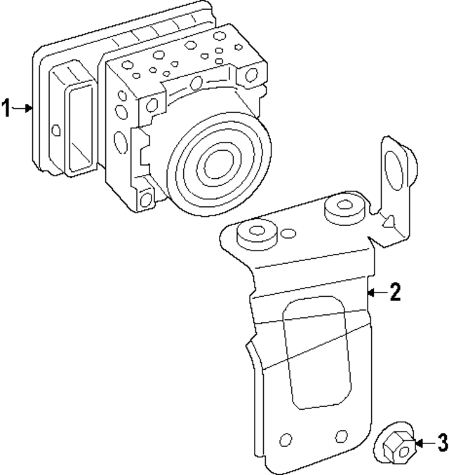 58910BE110 - : Hydraulic Unit Assembly for Hyundai Image