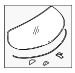 BHN963930H - Body: Lift Gate Glass for Mazda Image