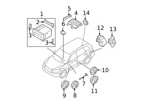 Sound System for 2009 Hyundai Santa Fe #0