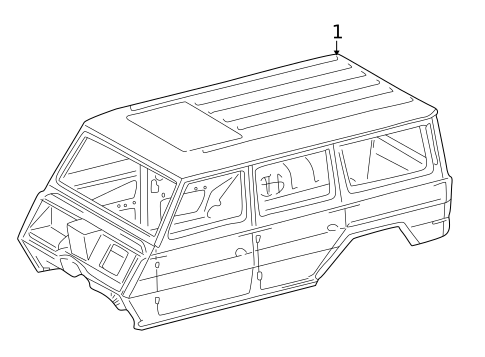 Body Shell for 2003 Mercedes-Benz G 500 #0