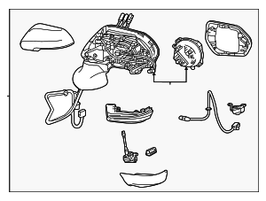8791062140C0 - : Mirror Assembly for Toyota Image