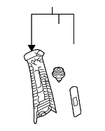 858263E000FCDS - Body: Upper Center Pillar Trim for Kia: Sorento Image
