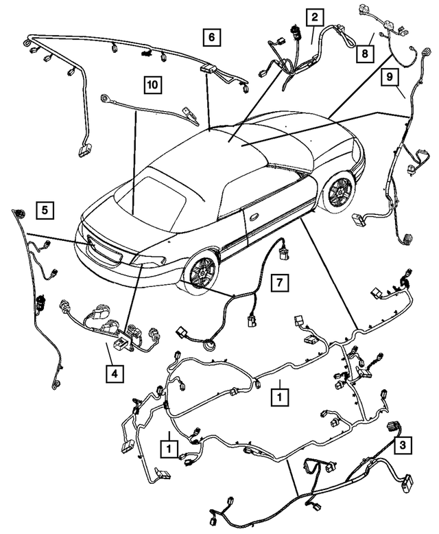 5072338AA - Electrical: Wiring Harness for Mopar Image image