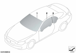 51317227336 - : Green Windshield, Grey Schade Band for BMW Image