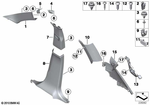 51437226279 - Vehicle Trim: Bracket Left for BMW Image