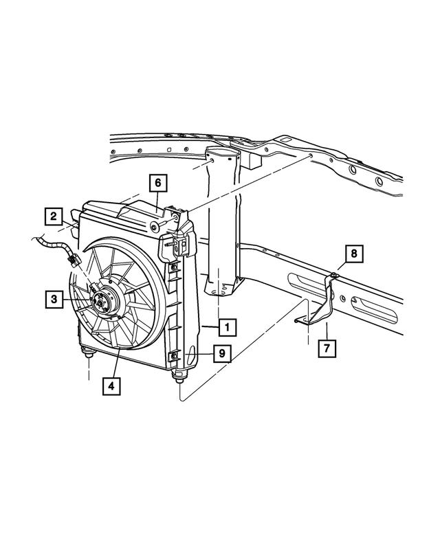 5072993AB - Air Conditioning &amp; Heater: A/c Condenser for Mopar Image