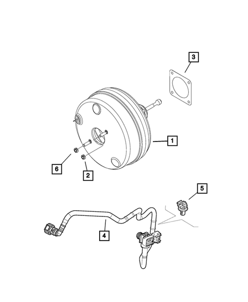 Power Brake Booster for 2022 Ram ProMaster City #0