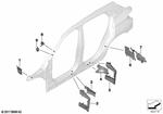 41007320735 - Bodywork: Moulded Part F Wheel Housing Supp.,Front for BMW Image