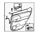 676300E500C4 - Body: Door Trim Panel for Lexus: RX350, RX450h Image