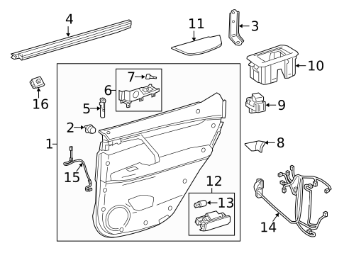 Rear Door for 2016 Lexus RX450h #2
