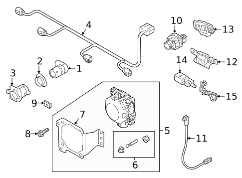 Switches & Sensors for 2024 Audi RS5 #1