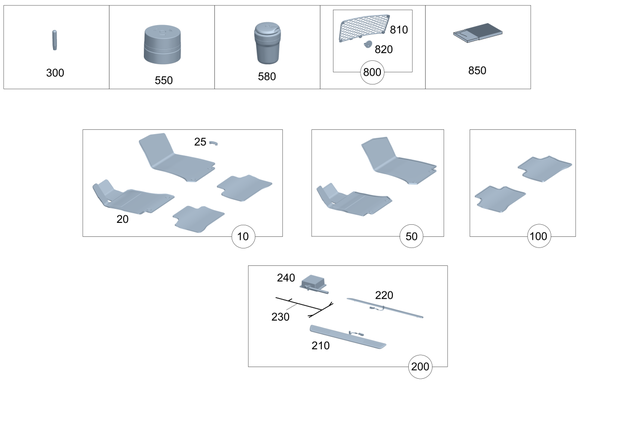 2948990000 - Interior Equipment: Flacon for Mercedes-Benz: 300C, 300CD, 350SD, AMG GT 43, AMG GT 53, AMG GT 63, AMG GT 63 S, AMG GT 63 S E Performance, C300, C350e, C400, C43 AMG, C450 AMG, C63 AMG, C63 AMG S, C63 AMG S E Performance, CLE300, CLE450, CLE53 AMG, CLS450, CLS53 AMG, E300, E350, E400, E43 AMG, E450, E53 AMG, E63 AMG S, EQE 350, EQE 350 SUV, EQE 350+, EQE 350+ SUV, EQE 500, EQE 500 SUV, EQE AMG, EQE AMG SUV, EQS 450, EQS 450 SUV, EQS 450+, EQS 450+ SUV, EQS 580, EQS 580 SUV, EQS AMG, GLC300, GLC350e, GLC43 AMG, GLC63 AMG, GLC63 AMG S, GLC63 AMG S E Performance, GLE350, GLE450, GLE450e, GLE53 AMG, GLE580, GLE63 AMG S, GLS450, GLS580, GLS63 AMG, Maybach EQS 680 SUV, Maybach GLS600, Maybach S550, Maybach S560, Maybach S580, Maybach S600, Maybach S650, Maybach S680, S450, S500, S550, S550e, S560, S580, S580e, S600, S63 AMG, S63 AMG E Performance, S65 AMG Image