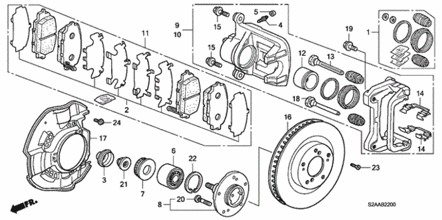Front Brake for 2008 Honda S2000 #0