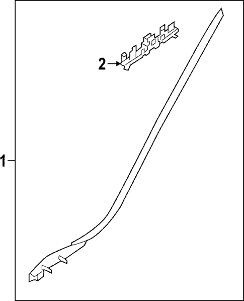 Exterior Trim - Pillars for 2025 Volvo EC40 #0