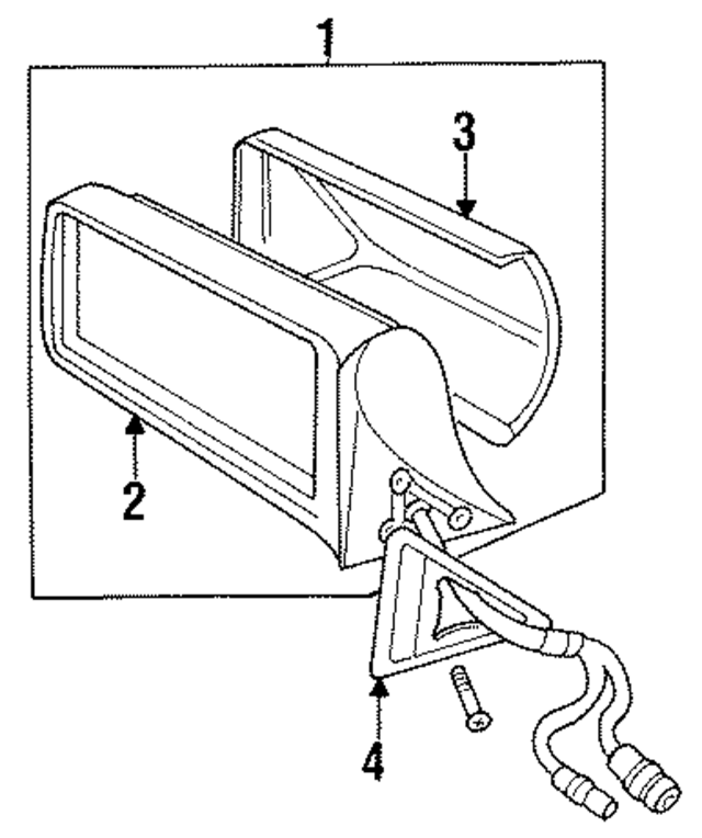 BCC8561 - Body: Mirror Assembly for Jaguar Image