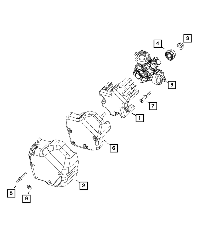 4627655AC - Fuel and Accelerator Pedal: Fuel Pump Silencer for Mopar Image