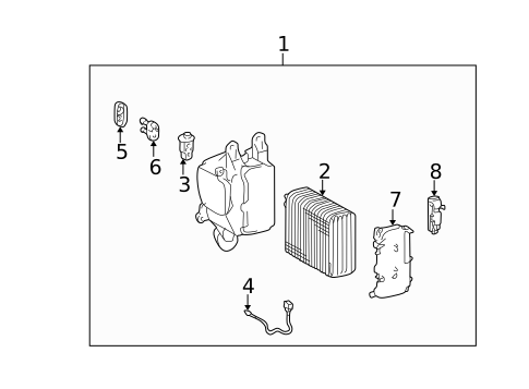Evaporator Components for 2005 Toyota Land Cruiser #1