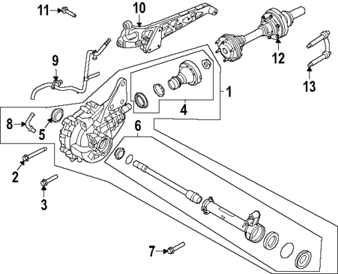 Front Drive Components for 2024 Ford Transit-350 HD #0