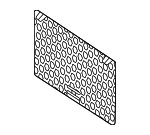 8101711 - Body: License Bracket for Mercedes-Benz Image