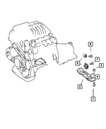 68013724AA - NAG1; W5A380; 5-Speed; Automatic Transmission: Support for Mopar Image
