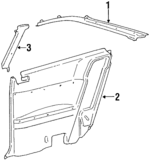 624712021002 - Body: Quarter Trim for Toyota: Celica Image