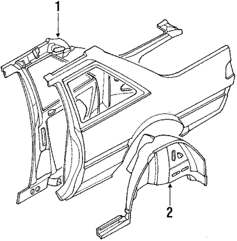 Inner Components for 1987 Subaru DL #1