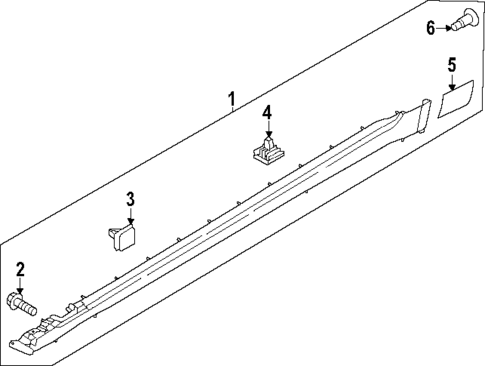 Exterior Trim - Pillars for 2025 Genesis G90 #0