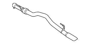 CK4Z5202M - : Exhaust Pipe for Ford: Transit-150, Transit-250, Transit-350, Transit-350 HD Image