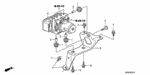 57102SDA003 - Chassis: BOLT, MOUNTING for Honda Image