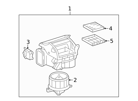 Blower Motor & Fan for 2012 Lexus LS460 #0