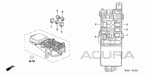 39794SDAA02 - Electrical/Exhaust/Heater/Fuel: RELAY ASSY., POWER (MICRO ISO)(DENSO) for Acura Image