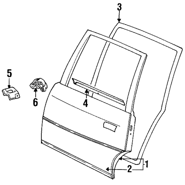 20251084 - : Belt Weather-Strip for GM Image