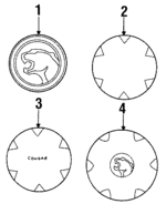 YS8Z1130ABC - : Wheel Cap for Ford Image