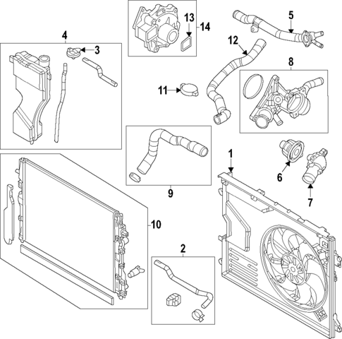 Cooling System for 2024 Mazda CX-50 #0