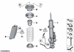 7119907031 - Rear Axle: Hex Bolt With Washer for BMW Image