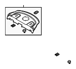 856102M1219P - Body: Pkg Tray Trim for Hyundai Image