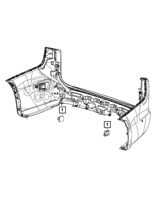 68668931AA - Electrical: Blind Spot Detection Module for Mopar Image