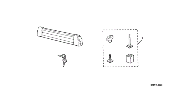 Ski Attachment for 2008 Honda Element #0
