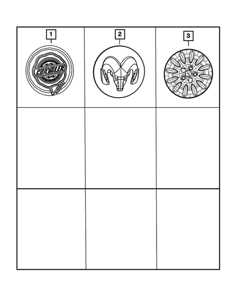 Wheel Covers and Center Caps for 2008 Dodge Grand Caravan #0