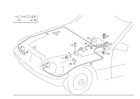 Engine Vacuum Connection and Light Range Regulator for 1987 Mercedes-Benz 300TD #0