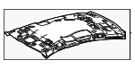 6331130L10C1 - Body: Headliner for Toyota Image