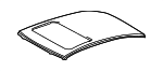 6311130650 - Body: Roof Panel for Lexus: GS350, GS430, GS450h, GS460 Image