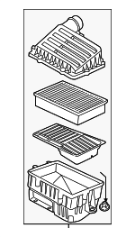 5Q0129607AD - Engine: Air Cleaner Assembly for Audi Image