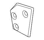 41117287135 - Body: Baffle Plate for BMW: 228 xDrive Gran Coupe, 228i Gran Coupe, 228i xDrive Gran Coupe, M235i xDrive Gran Coupe, X1, X2 Image