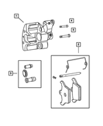 6507582AA - Parking Brake: Socket Head Screw for Mopar Image