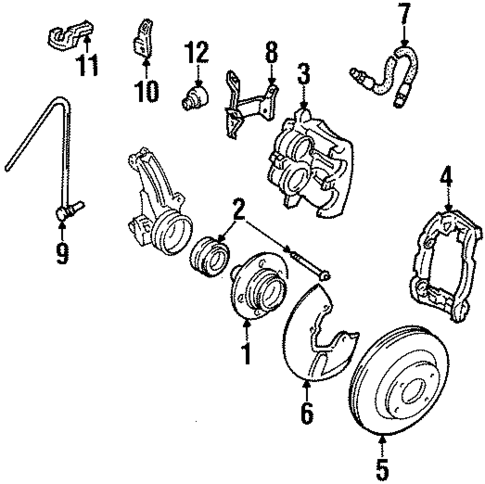 Anti-Lock Brakes for 1994 Audi 90 Quattro #1