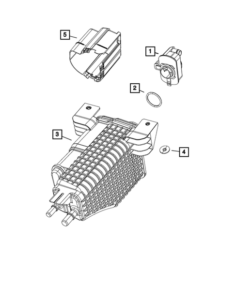 Vacuum Canister/Leak Detection Pump for 2022 Jeep Gladiator #0