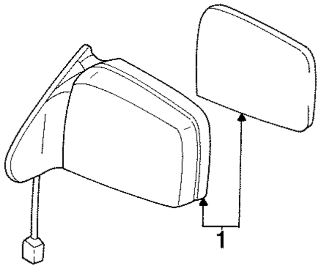 9630211G7A - : Mirror for Nissan Image