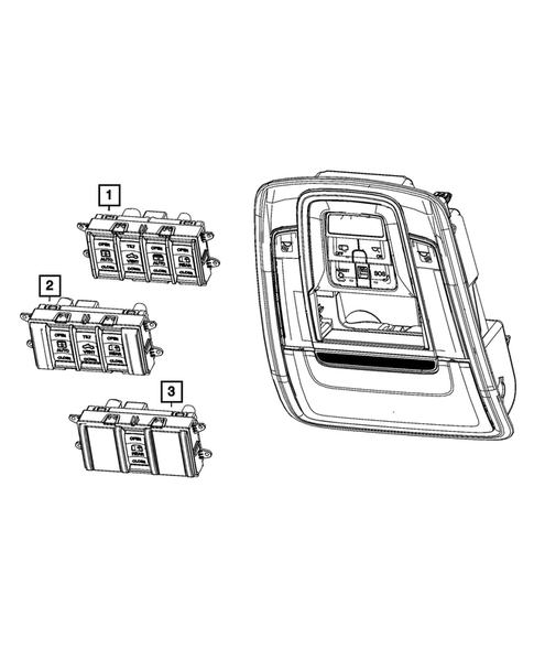 Switches for 2022 Ram 1500 #14