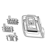 6EM28TX7AC - Interior Trim: Overhead Console Switch for Mopar Image